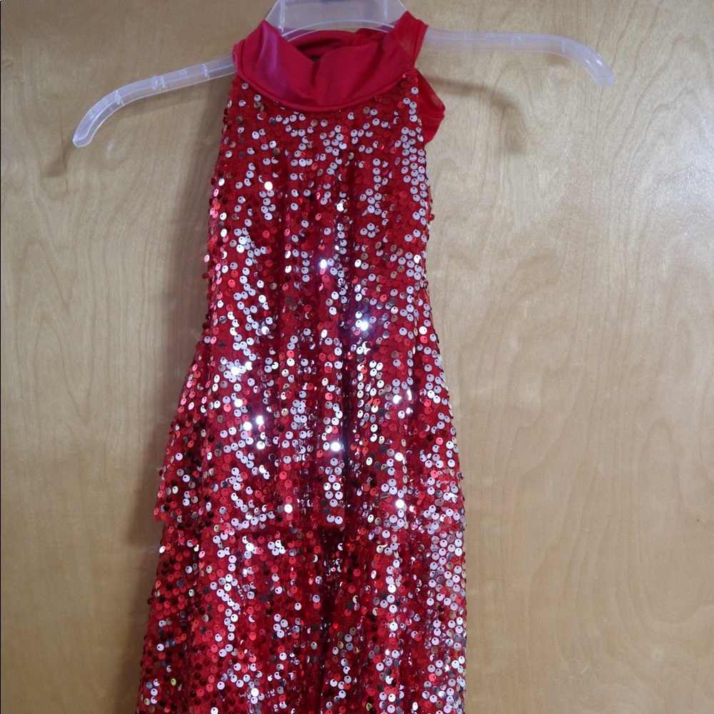 New Red Sequin Costume